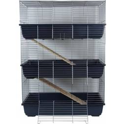 @Pet 3-Layer Rabbit Cage 80x44x120cm