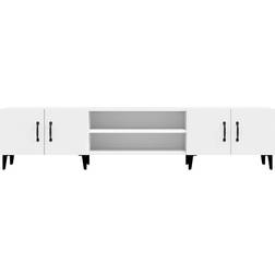 vidaXL 816264 White TV-bord 180x40cm