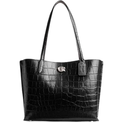 Coach Willow Tote Bag - Silver/Black