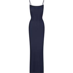 SKIMS Soft Lounge Long Slip Dress - Navy