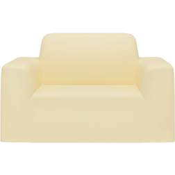 vidaXL Jersey Loose Sofa Cover Beige (140x140cm)