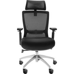 VEVOR Ergonomic Black Kontorsstol 124cm