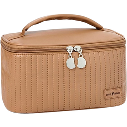 RYWOLT Travel Makeup Bag - Brown