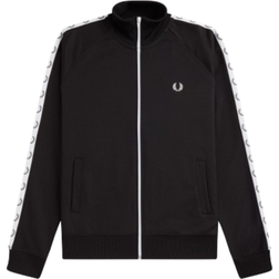 Fred Perry Taped Track Jacket - Black