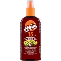 Malibu Bronzing Tanning Oil with Coconut SPF15 200ml