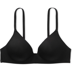 PINK Wear Everywhere Push-Up Wireless Bra - Pure Black