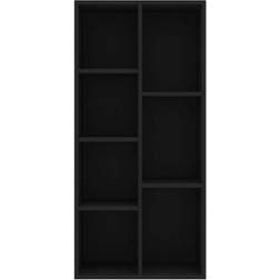 vidaXL 801108 Black Book Shelf 106cm