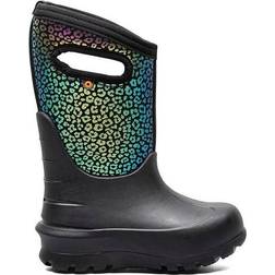 Bogs Kid's Neo-Classic Rainbow Leopard - Black Multi