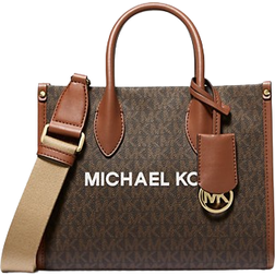 Michael Kors Mirella Small Signature Logo Crossbody Bag - Brown