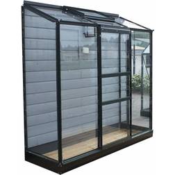 Halls Greenhouses Altan 3 1.3m² 3mm Aluminium Glas