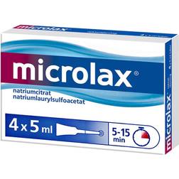 Microlax 5ml 4 stk Stikpiller