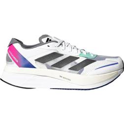 adidas Adizero Boston 11 M - Cloud White/Core Black/Lucid Blue