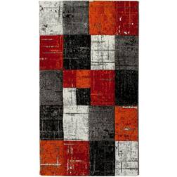 KM Carpets London Orange, Rød 80x150cm