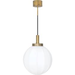Konsthantverk Klyfta Raw Brass/Opal Pendant Lamp ∅ 30cm