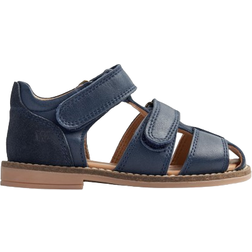 Wheat Bassi Closed Sandal - Navy