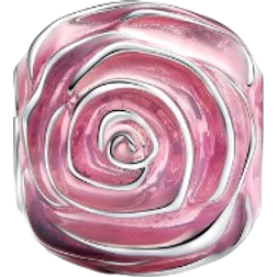 Pandora Rose in Bloom Charm - Silver/Pink