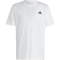 Adidas Essentials Single Jersey Embroidered Small Logo T-shirt - White