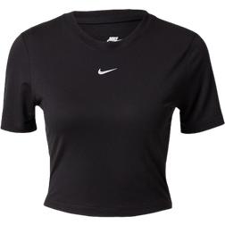 Nike Women's Sportswear Essential Slim Cropped T-shirt - Black/White