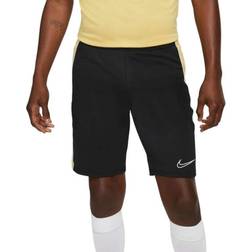 Nike Men's Dri-FIT Academy Football Shorts - Black/Saturn Gold/White