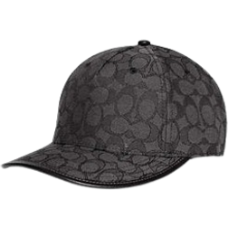 Coach Signature Jacquard Baseball Hat - Charcoal