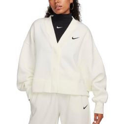 Nike Sportswear Phoenix Fleece Women's Over Oversized Cardigan - Sail/Black