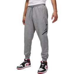 NIKE Men's Jordan Essentials Fleece Baseline Trousers - Carbon Heather/Black