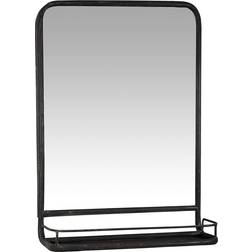 Ib Laursen Metal Black Väggspegel 49x70cm
