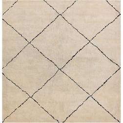 Beliani Mutki Beige, Black 200x200cm