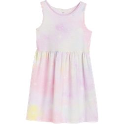 H&M Patterned Cotton Dress - Light Pink/Patterned (1157735046)