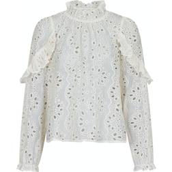 Neo Noir Nadira Embroidery Blouse - Ivory