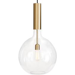 Konsthantverk Rosdala Large Brass/Clear Lampada a Sospensione 40cm