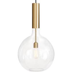 Konsthantverk Rosdala Large Brass/Clear Pendel ∅ 40cm