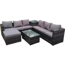 Fimous 7-seater Lounge-Set, 2 Tisch einschl. 2 Sofas