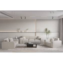 Fun furniture Celes Premium Beige Divano 225cm Divano 6 Posti