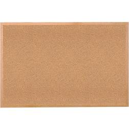 Ghent Cork Bulletin Oak/Natural Notice Board 24x18"