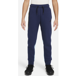 Nike Older Kid's Sportswear Tech Fleece Trousers - Midnight Navy/Aquarius Blue/Black/Black (FD3287-410)