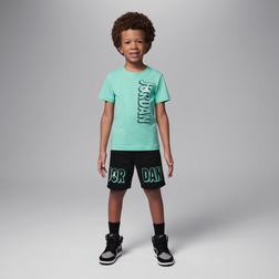 Jordan Little Boys Rise Tee and Shorts Set Black