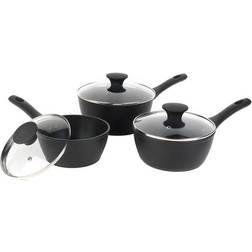 Salter Geo Hex Cookware Set with lid 3 Parts