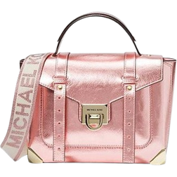 Michael Kors Manhattan Medium Patent Satchel - Primrose