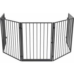 Symple Stuff 5 Panel Steel Fireplace Screen