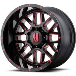 XD Wheels XD820 Grenade Satin Black 20X10 5X5.0/5x127 ET24 CB78.3