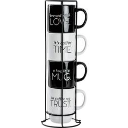 At Home Stacked Coffee Sentiment Mug 4