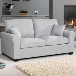 Artemis Home Dawson Light Grey Sofa 162cm 2 Seater