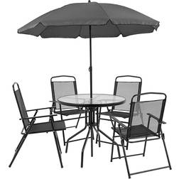 Flash Furniture Nantucket Patio Dining Set