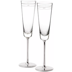 Kate Spade New York Set Of 2 Darling Point Toasting Flutes Champagne Glass 2pcs