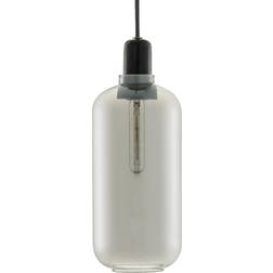 Normann Copenhagen Amp Large Smoke/Black Pendellampa ∅ 12cm