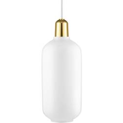 Normann Copenhagen Amp White/Brass Lampada a Sospensione 11.2cm