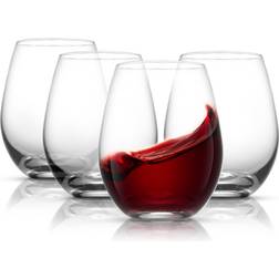 Joyjolt Spirits White Wine Glass, Red Wine Glass 56.2cl 4pcs