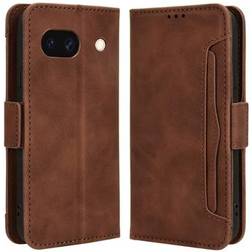 MTP Products Google Pixel 8a Pung Cover med Kortholder Brun