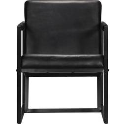 vidaXL Real Black Fåtölj 74.9cm